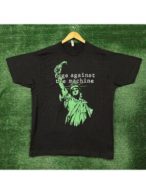 Rage Against the Machine Lady Liberty Heavy Metal Band Rock Band Tee XL